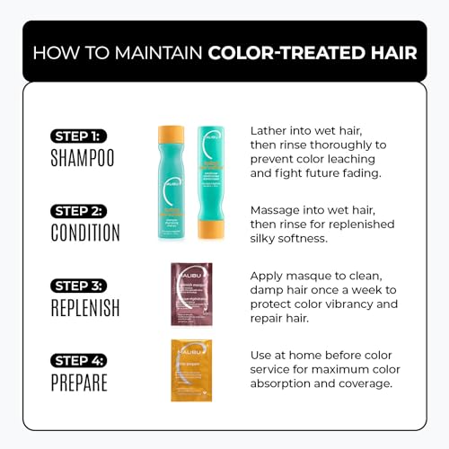 Malibu C Hydrate Color Wellness Conditioner 9 oz - Moisturizing, Color Safe for Vibrant Hair - Vegan & Sulfate-Free - Pack of 1