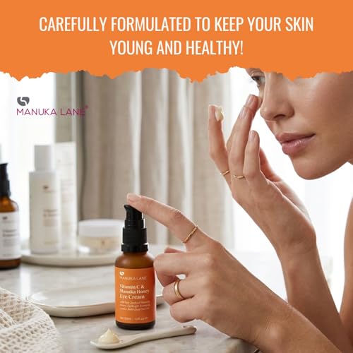 Vitamin C Eye Cream with Manuka Honey & Lemon Balm - 1.01 Fl Oz
