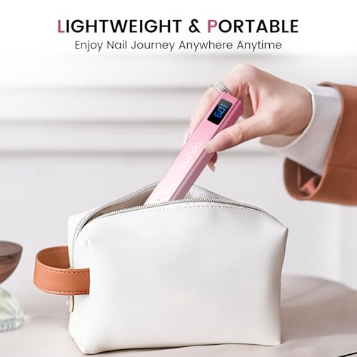 Lavinda Cordless UV Nail Lamp - Fast Curing LED Light for Gel Nails