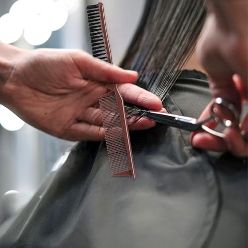 2-Pack Foldable Hair Combs - Anti-Static Travel Brushes