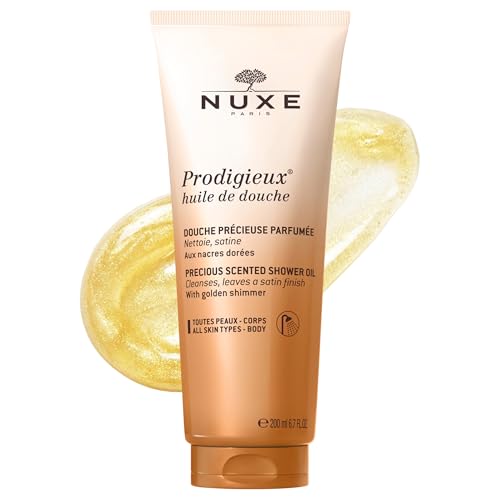 Nuxe Huile Prodigieuse Shower Oil - Luxurious Softening Body Wash, 6.7 Fl Oz
