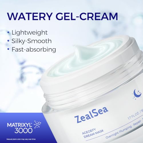 ZealSea Overnight Face Mask - Anti-Aging Moisturizer 1.7oz