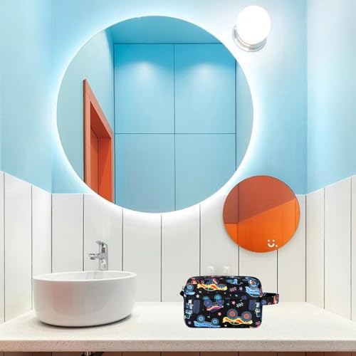 Kids Travel Toiletry Bag - Cute Waterproof Organizer for Boys & Girls