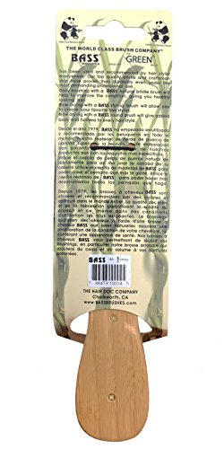 Bass Classic Men's Club Hair Brush, 100% Wild Boar Bristle & Bamboo Handle