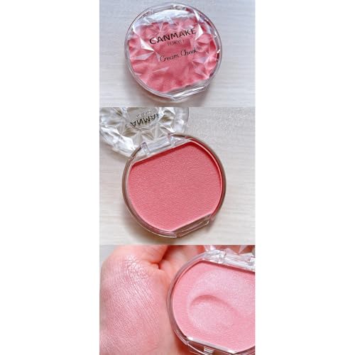 CANMAKE Cream Cheek Pearl - P05 Pale Lilac, Long-Lasting Radiant Glow