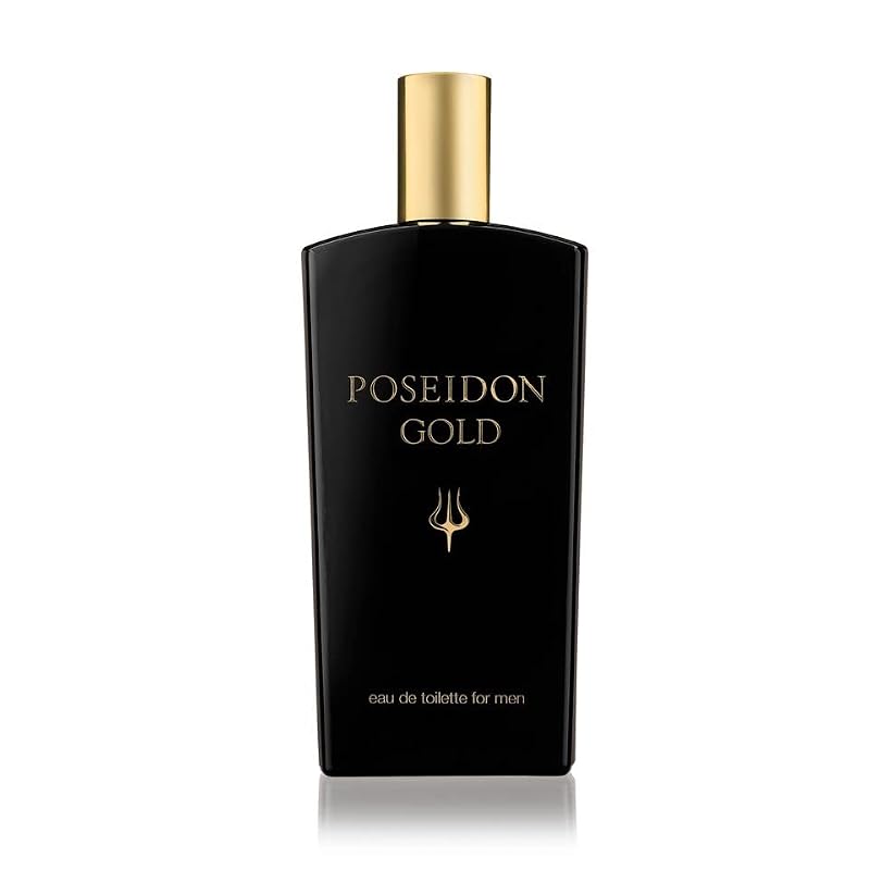 Instituto Español Poseidon Gold Eau de Toilette for Men, 5.1 fl oz