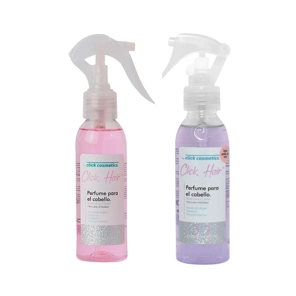 Hair Perfume - Rosa & Morado Scented Hair Fragrance | 2 Pack of Click Hair Perfume