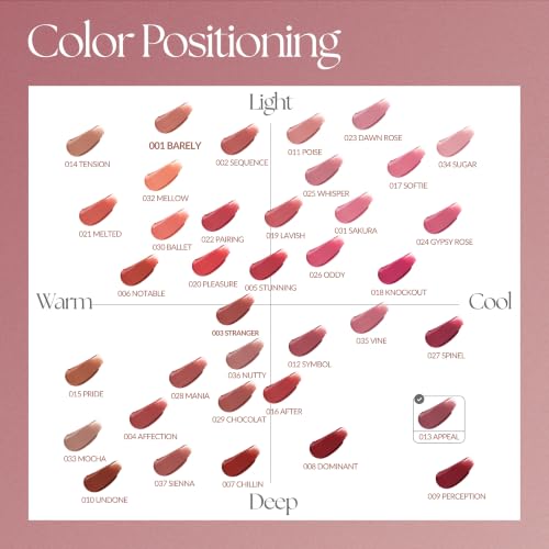 MUZIGAE MANSION Liquid Lip Tint 013 Appeal - Vegan Soft Blur Finish