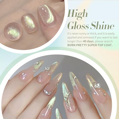 Born Pretty Wizard of Oz Cat Magnetic Gel Nail Polish Set with 6 Colors & Magnet