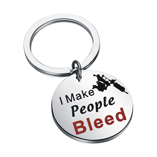 AKTAP Tattoo Artist Keychain - Unique Body Art Jewelry Gift for Tattooers