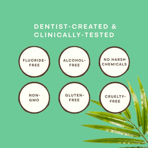 Doctor Ginger's Coconut Oil Toothpaste, Fluoride-Free & Xylitol, 4oz 2-Pack