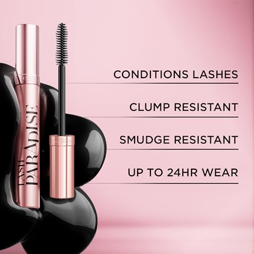 L'Oreal Paris Voluminous Lash Paradise Waterproof Mascara - Blackest Black, 0.25 Fl Oz
