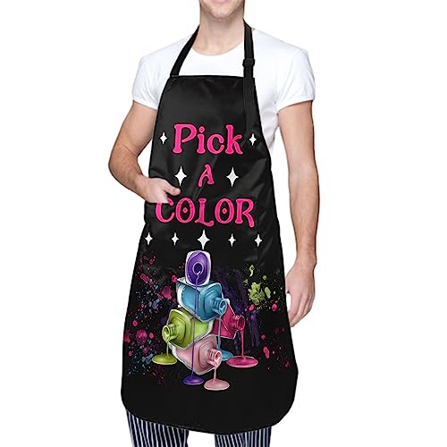 Giwawa Funny Hair Cutting Apron for Women - Adjustable Color Options