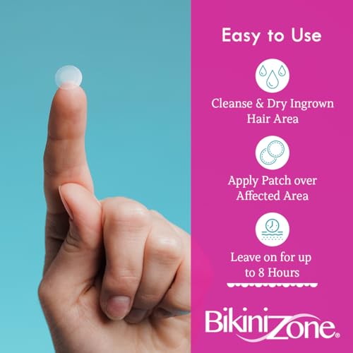 Bikini Zone Ingrown Hair Patches, 20 Count (Pack of 2)