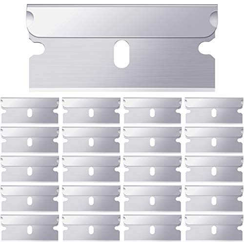 Honoson 20-Pack Single Edge Razor Blades for Scraper