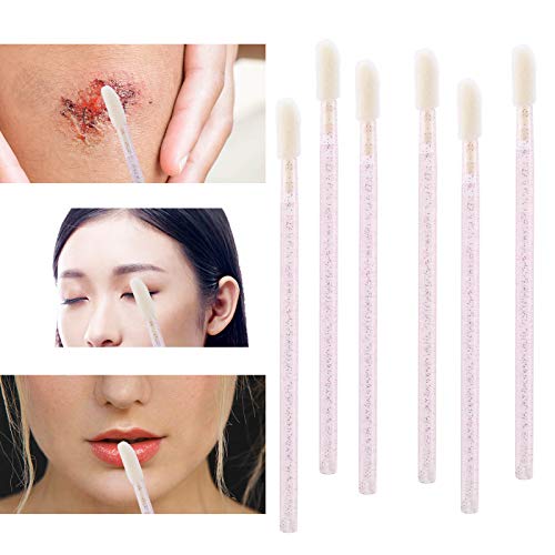 Tbestmax 200 Disposable Mascara Wands & Lip Applicators - Pink
