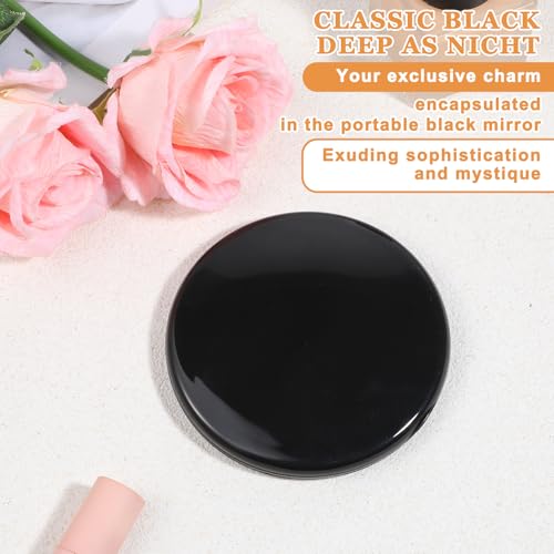 Gsbnjuy Double-Sided Compact Mirror with 20X Magnification for Travel & Purse