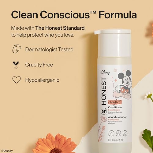 The Honest Company Mickey Mouse Sweet Cream Conditioner - Gentle & Nourishing