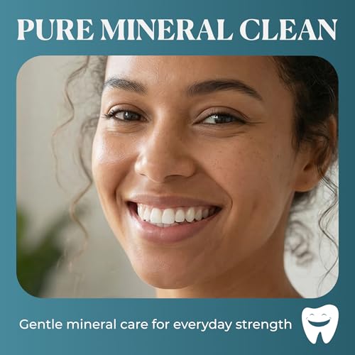 Dento Hydroxyapatite & Xylitol Tooth Powder with Charcoal & Clay - Natural Whitening 1oz