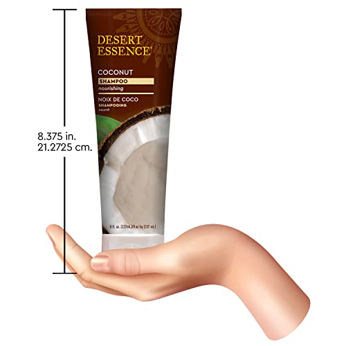 Desert Essence Coconut Shampoo for Dry Hair - 8 fl oz