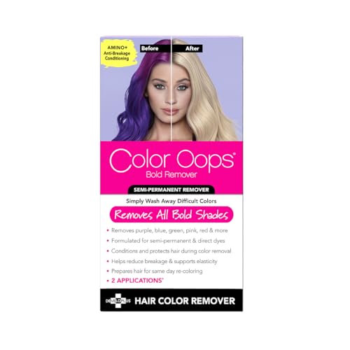 Color Oops Bold Hair Color Remover - 2 Applications, Vegan & Cruelty Free