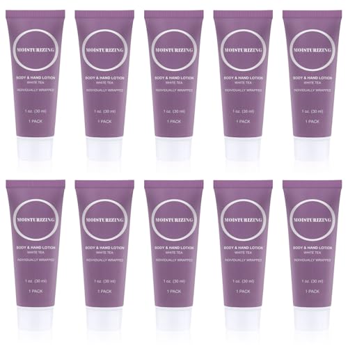 Travel Size Body Lotion & Hand Cream - 1 Fl Oz Tubes, Pack of 30