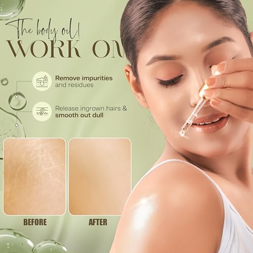 Hydrating Body Oil with Manuka Honey & Sea Moss - Nourishing Shower Oil, 1.7 fl oz
