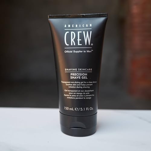American Crew Men's Precision Shave Gel - Non-Foaming, 5.1 fl oz