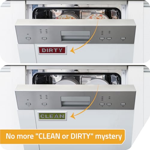 Peleg Design DishDash Clean Dirty Dishwasher Magnet - Farmhouse Style