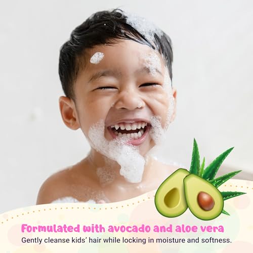 KANICA Paraben-Free Aloe Vera & Avocado Shampoo 13.5 Fl Oz - Family Hair Care