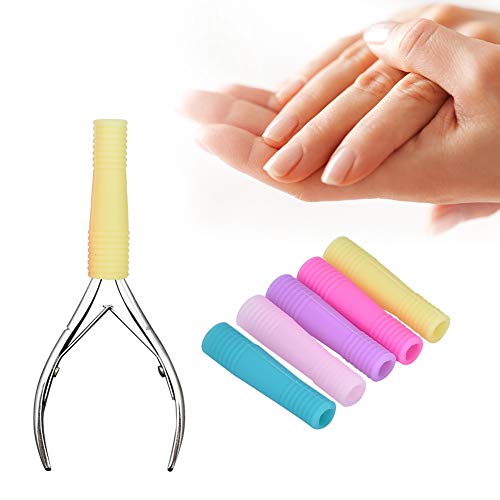 Silicone Cuticle Trimmer Nipper Protector Sleeve - 10 pcs