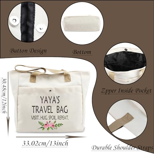 WCGXKO Yaya Tb Tote Bag for Grandma | Mother's Day Gift