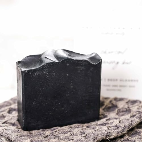 Unscented Charcoal & Goat Milk Soap Bar 5oz - Deep Clean, Hydrating, Acne Relief