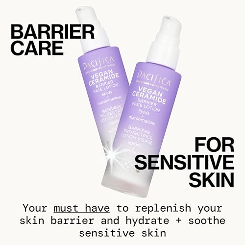 Pacifica Vegan Ceramide Barrier Repair Face Lotion for Sensitive Skin