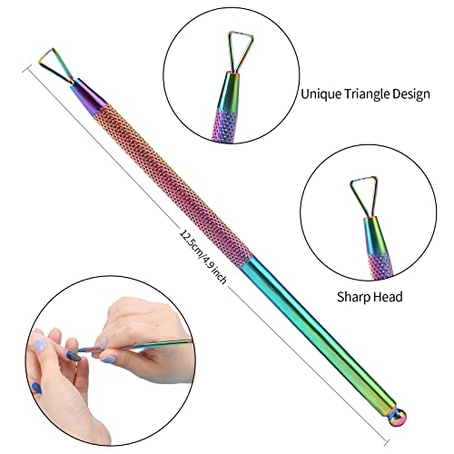 SoHai Cuticle Trimmer & Pusher Set - Stainless Steel Nail Care Tools