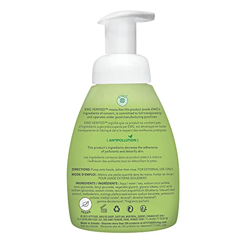 ATTITUDE Kids Foaming Hand Soap - Watermelon & Coco, 10 Fl Oz (Pack of 2)