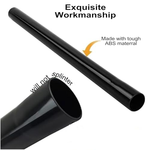 3-Piece Vacuum Extension Wands for Shop Vac - 15" Plastic Tubes