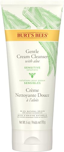 Burt's Bees Gentle Cream Cleanser with Aloe for Sensitive Skin - 6oz