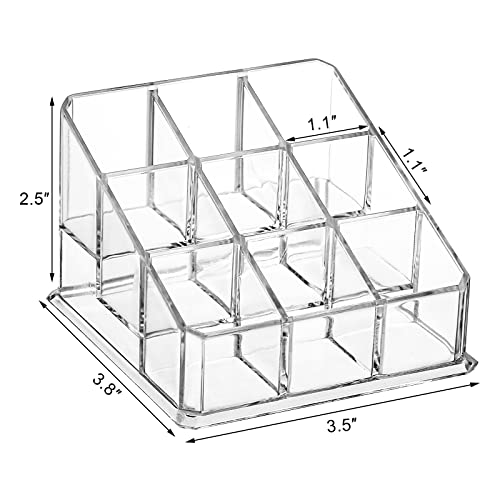 Foraineam 6 Pack Lipstick Holder Organizer with 9 Slots