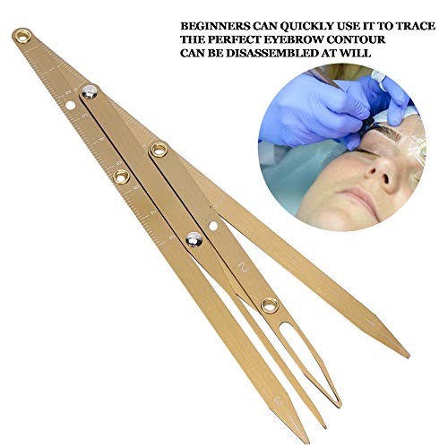 Eyebrow Ruler for Microblading – Foldable, Precision Measurement Tool