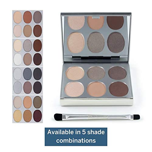 Jerome Alexander Night Out Eyeshadow Palette with Brush - 6 Shades