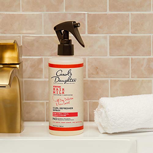Carol's Daughter Hair Milk Curl Refresher Spray 10 Count - Hydrating Mist for Coils & Waves
