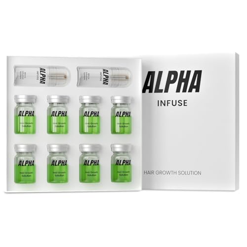 AlphaInfuse¢â Scalp Nourishing Serum for Men ? Ginseng & Eclipta Botanical Blend for Fuller-Looking, Thicker-Looking Hair and Healthy Scalp ? 32ml ? 2 Month Supply