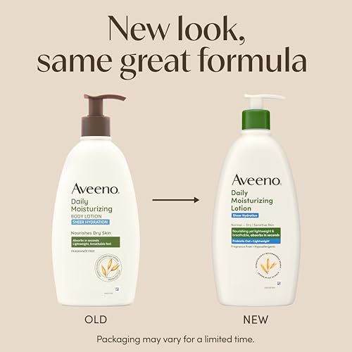 Aveeno Sheer Hydration Daily Moisturizing Lotion, 12 fl oz - Fragrance-Free