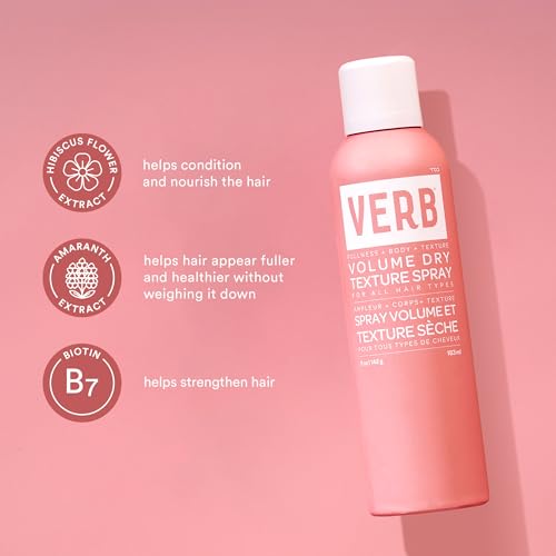 Verb Volume Dry Texture Spray - Boosts Body & Fullness