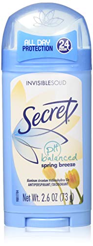Secret Deodorant Spring Breeze Solid, 2.6 oz - Pack of 2