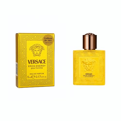 Versace Eros Energy Mini Cologne for Men, 0.17 oz EDP Splash