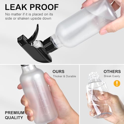 Bealee 10 Oz Spray Bottles (2-Pack) - Heavy Duty, Leak-Proof
