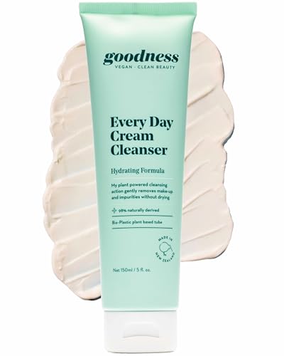 Goodness Vegan Cream Cleanser - Hydrating Face Wash with 5 Oils