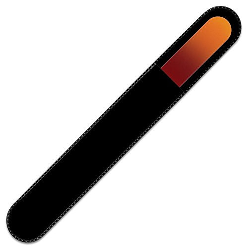 Mont Bleu Rainbow Crystal Nail File - Professional Czech Tempered Glass, Handmade in Bohemia